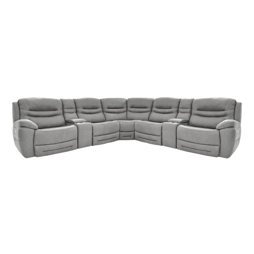 Dan Gray Power Reclining Sectional with 7PCS/3PWR main image, 1 of 5 images.