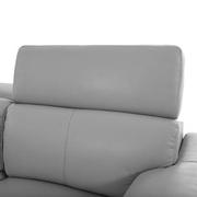 Charlie Light Gray Leather Power Reclining Sectional with 6PCS/2PWR  alternate image, 11 of 16 images.