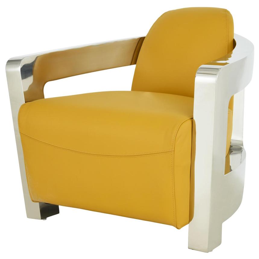 Aviator II Yellow Accent Chair  main image, 1 of 9 images.