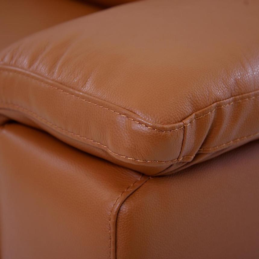 Charlie Tan Leather Power Reclining Sectional with 6PCS/2PWR  alternate image, 6 of 10 images.