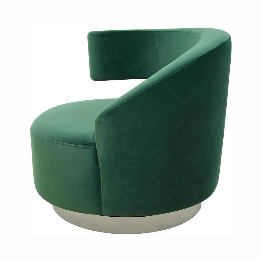 Okru II Green Accent Chair  alternate image, 3 of 8 images.
