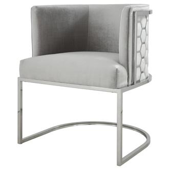 Wellington Light Gray Arm Chair