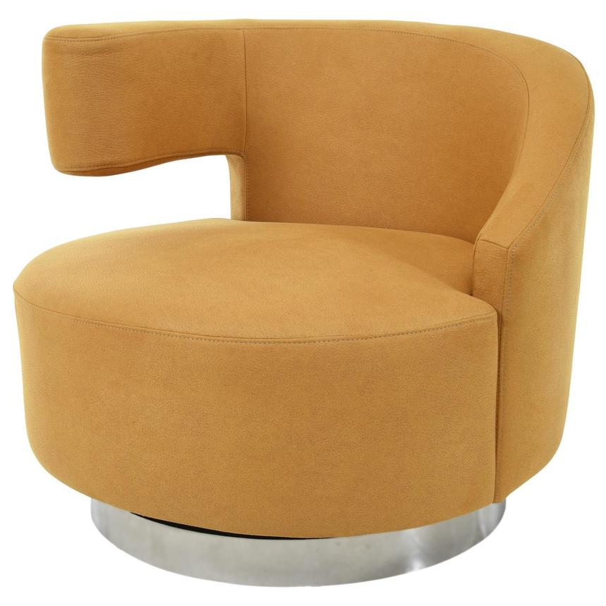 Okru II Yellow Accent Chair w/2 Pillows alternate image, 3 of 13 images.