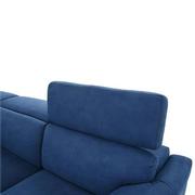 Karly Blue Corner Sofa w/Right Chaise  alternate image, 7 of 13 images.