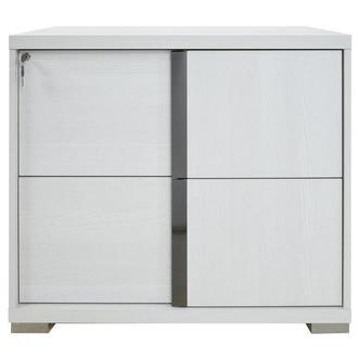 Small Filing Cabinet - White