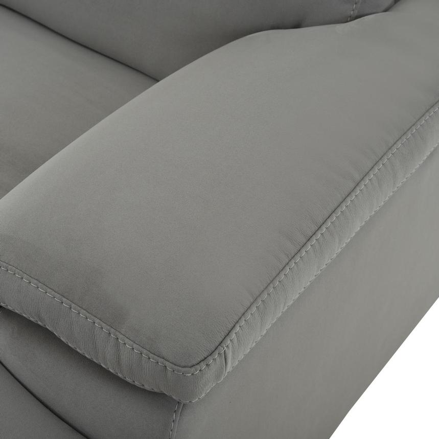 Karly Light Gray Corner Sofa w/Right Chaise  alternate image, 8 of 12 images.