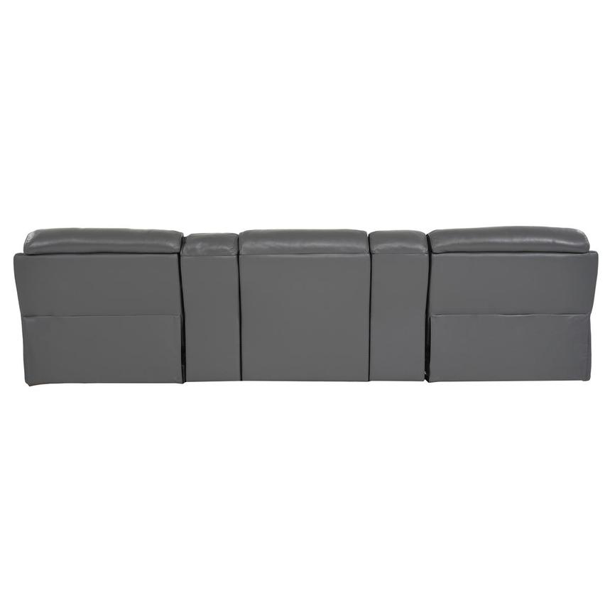 Cody Gray Home Theater Leather Seating with 5PCS/2PWR  alternate image, 5 of 10 images.