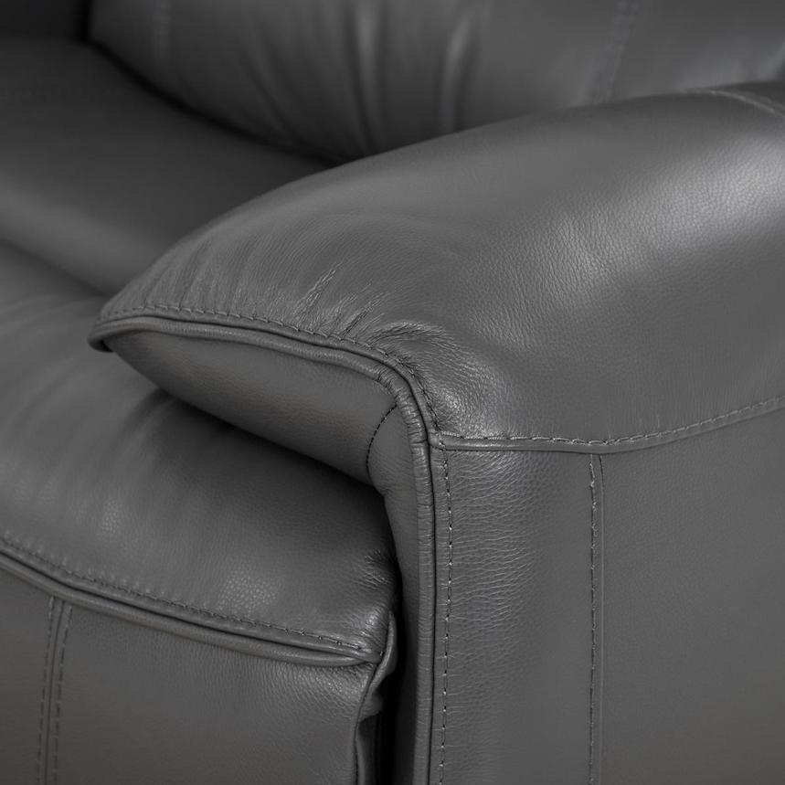 Cody Gray Home Theater Leather Seating with 5PCS/2PWR  alternate image, 10 of 10 images.