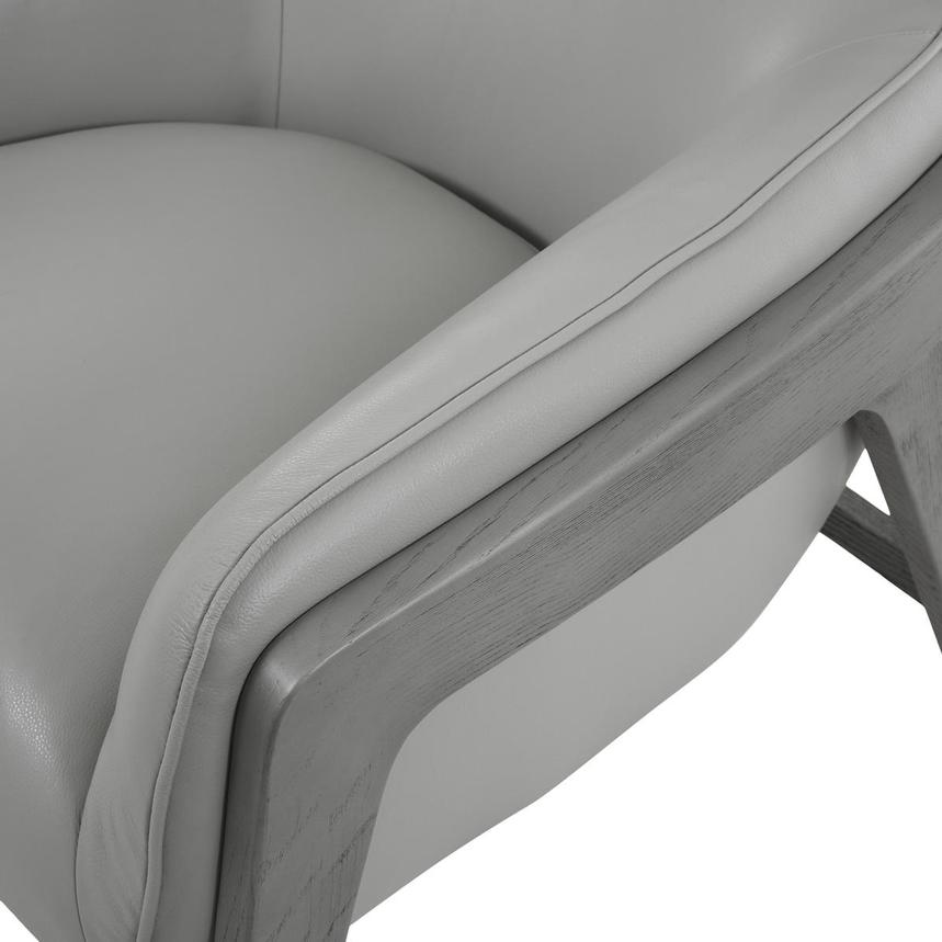 Irene Leather Accent Chair  alternate image, 6 of 9 images.