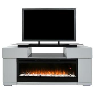 Concord White Electric Fireplace