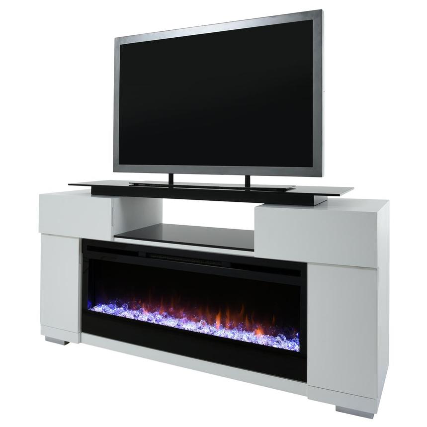 Concord White Electric Fireplace | El Dorado Furniture