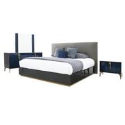 Sapphire 4-Piece Queen Upholstered Bedroom Set  main image, 1 of 6 images.