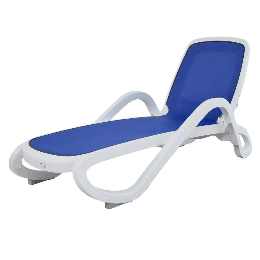 chaise lounge outdoor blue