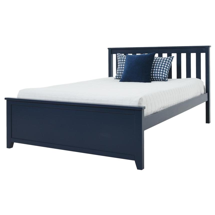 Haus Blue Full Panel Bed  main image, 1 of 6 images.