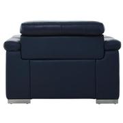 Charlie Blue Leather Power Recliner  alternate image, 7 of 12 images.