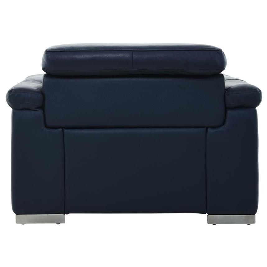 Charlie Blue Leather Power Recliner El Dorado Furniture