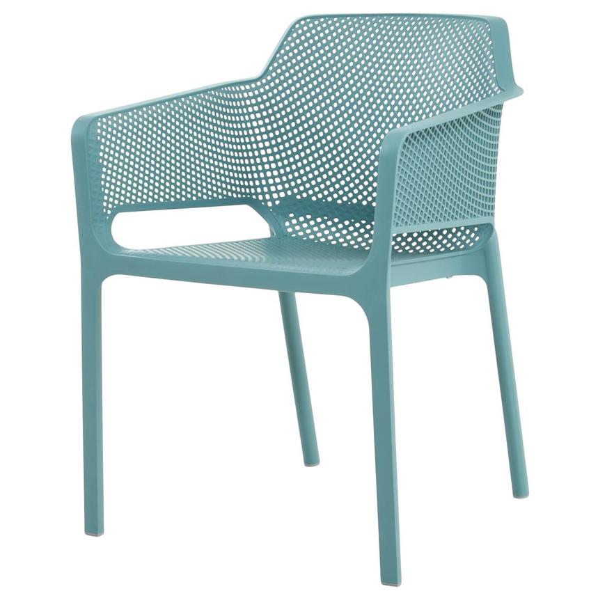 Net Teal Arm Chair  alternate image, 2 of 9 images.