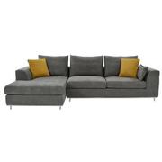 Grigio Gray 2PC Sectional Sofa w/Left Chaise  main image, 1 of 5 images.