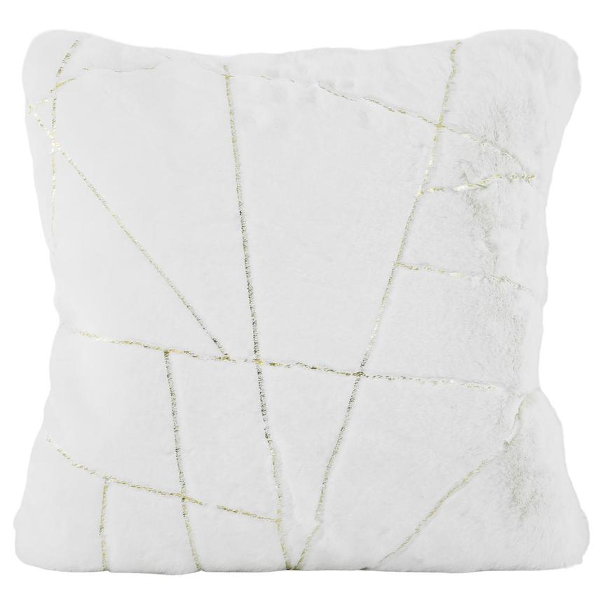 Brielle White Accent Pillow  main image, 1 of 3 images.