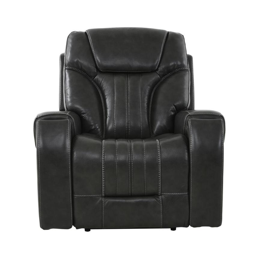 Bruce Leather Power Recliner main image, 1 of 12 images.