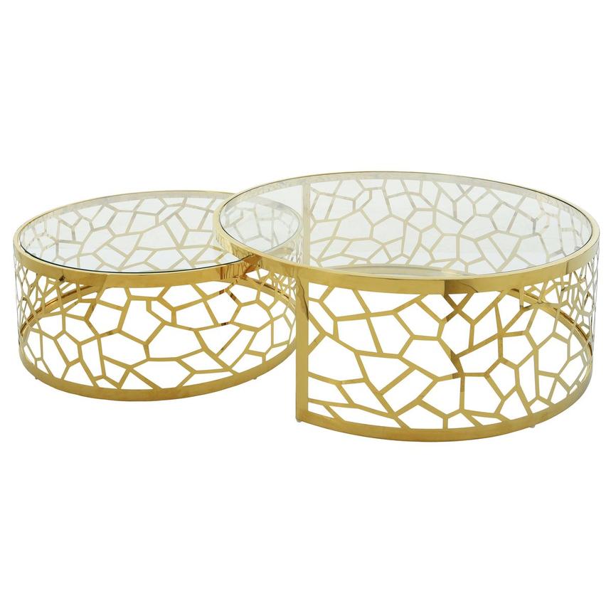 Lacey Gold Nesting Tables Set of 2  alternate image, 5 of 10 images.