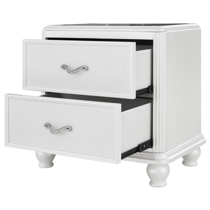 Kaleidoscope White Nightstand  alternate image, 3 of 9 images.