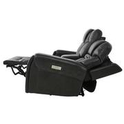 Bruce Power Reclining Leather Sofa w/Console  alternate image, 5 of 12 images.