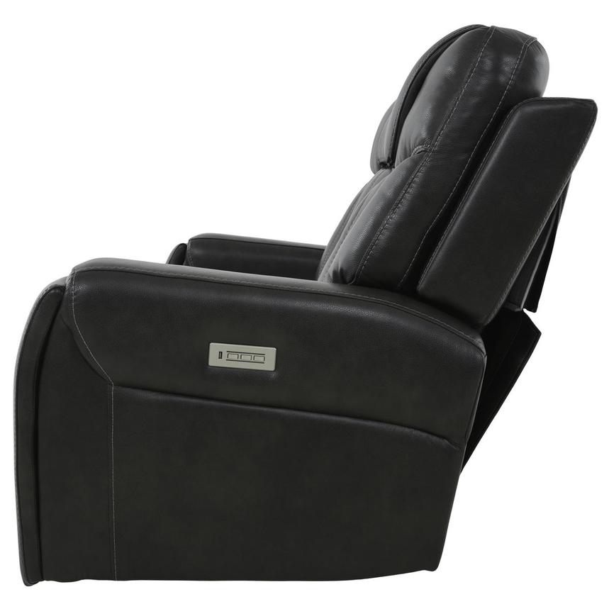 Bruce Power Reclining Leather Sofa alternate image, 4 of 10 images.