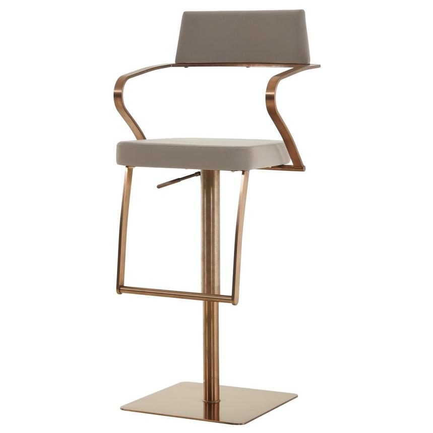Adi Gray Adjustable Stool El Dorado Furniture