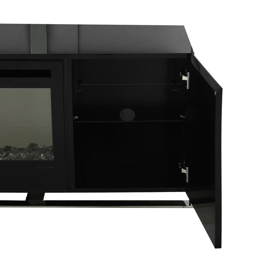 Calypso Black Electric Fireplace El Dorado Furniture