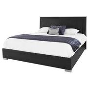 Verona Black King Panel Bed  main image, 1 of 8 images.