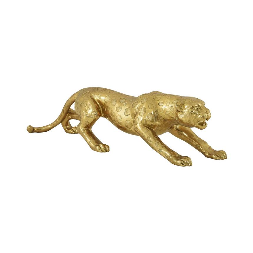 Leopard Gold Sculpture  main image, 1 of 9 images.