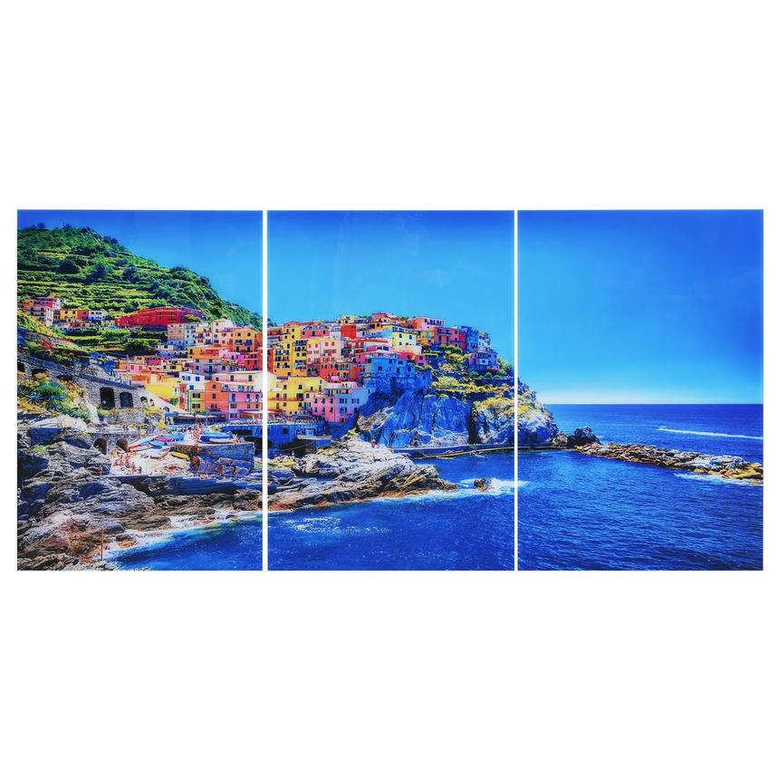 Cinque Terre Set of 3 Acrylic Wall Art main image, 1 of 3 images.