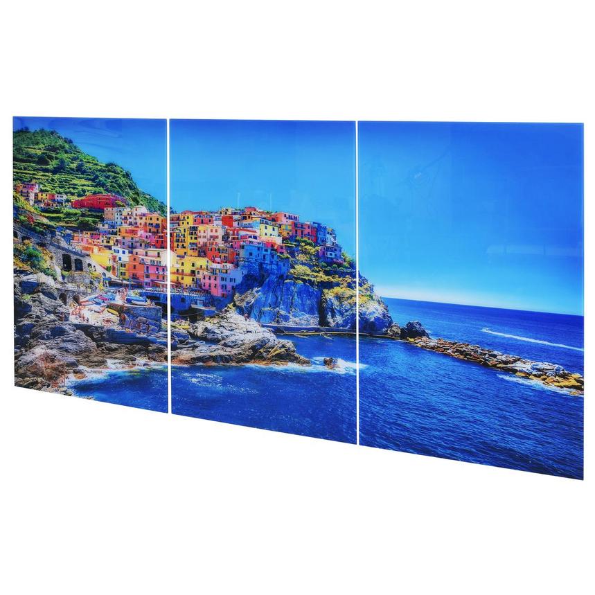 Cinque Terre Set of 3 Acrylic Wall Art | El Dorado Furniture