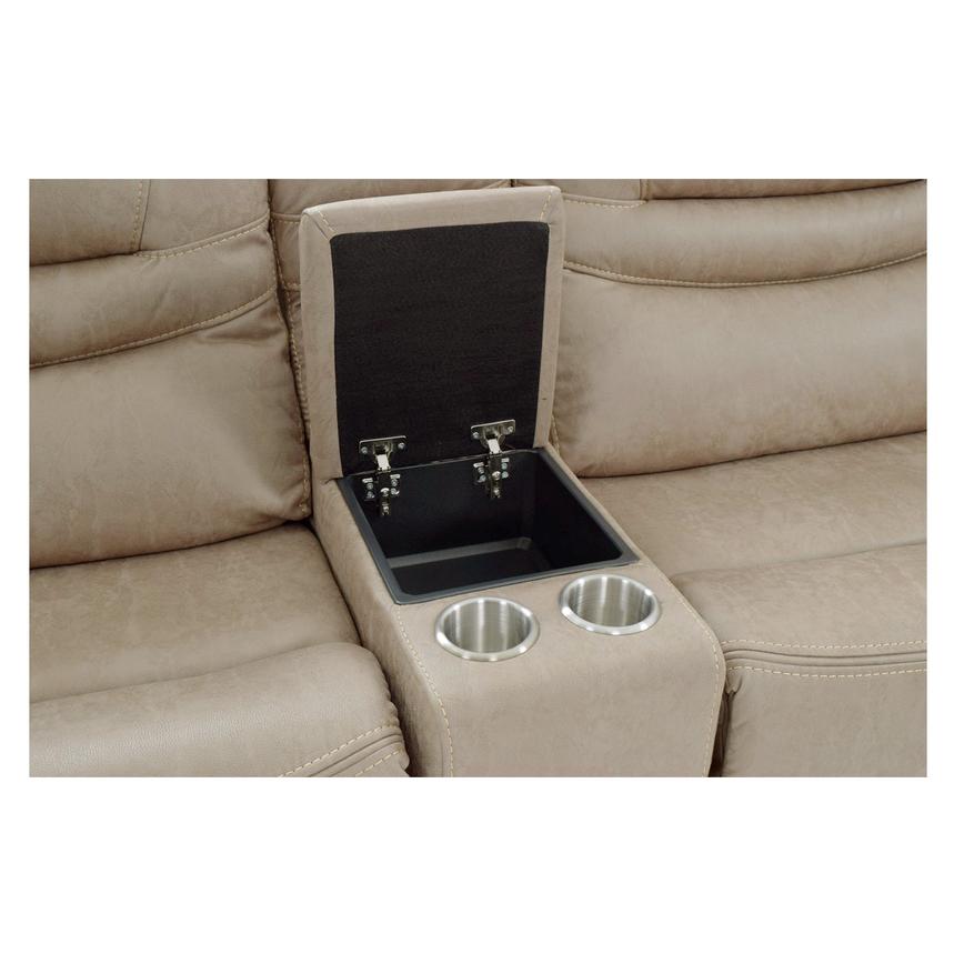 Dan Cream Home Theater Seating with 5PCS/3PWR alternate image, 6 of 8 images.