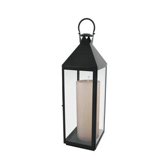 Claudine Black Large Lantern