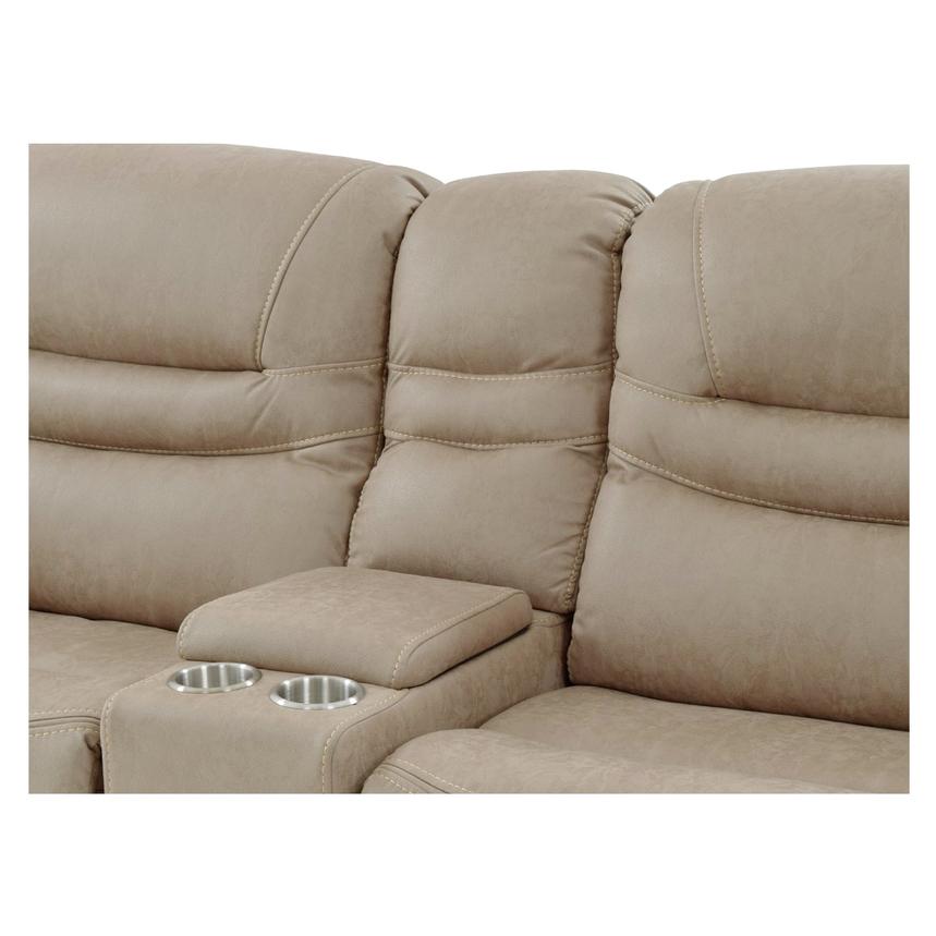 Dan Cream Power Reclining Sectional with 6PCS/2PWR alternate image, 3 of 9 images.
