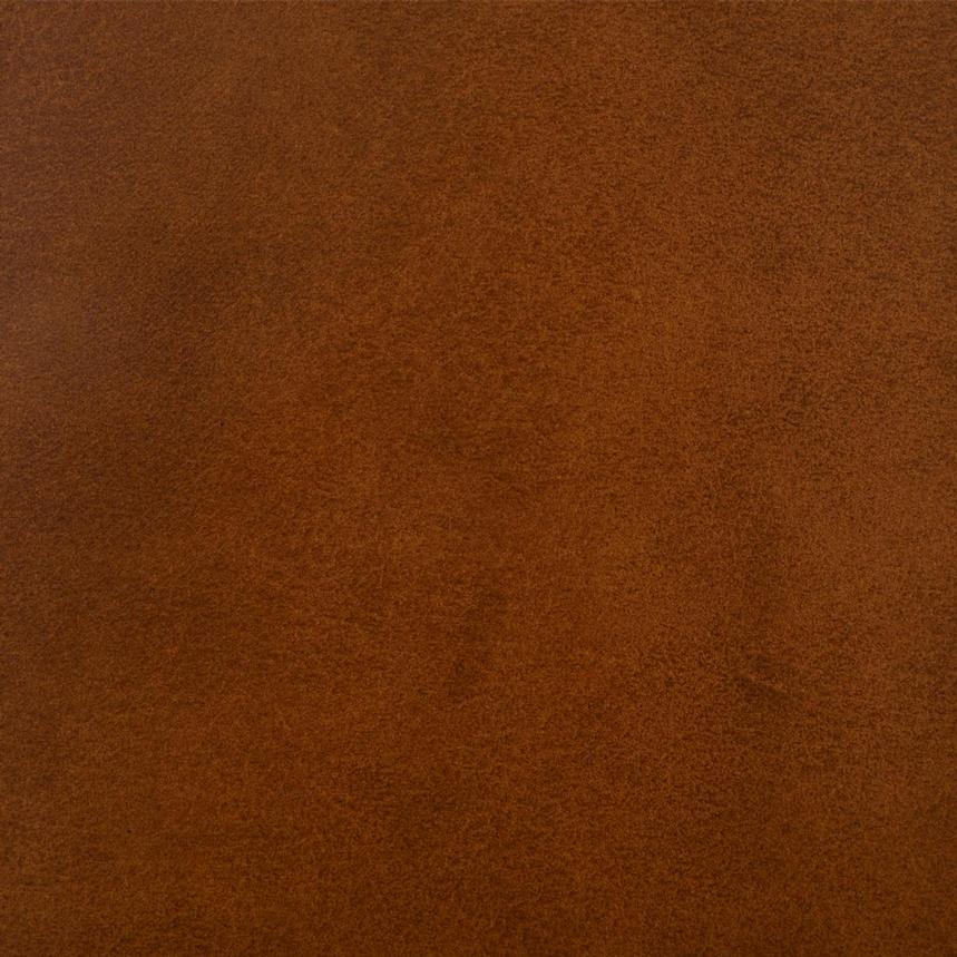 Domenico Brown Leather Accent Chair alternate image, 11 of 12 images.