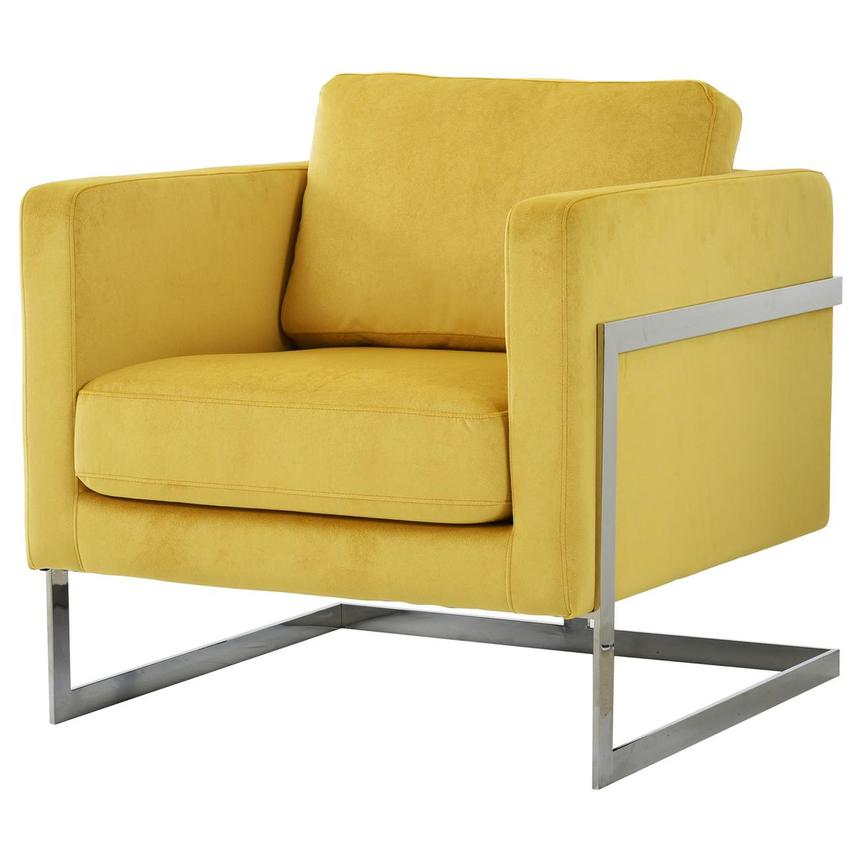 Emma Yellow Accent Chair  main image, 1 of 10 images.
