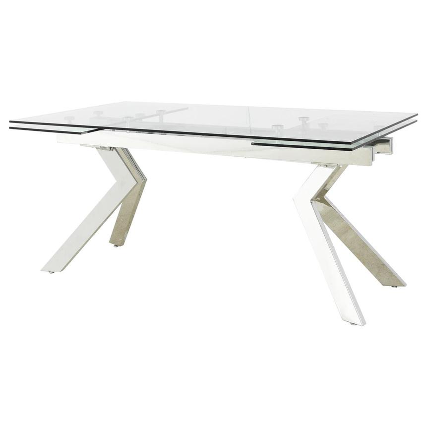 Landon Silver Extendable Dining Table  main image, 1 of 10 images.
