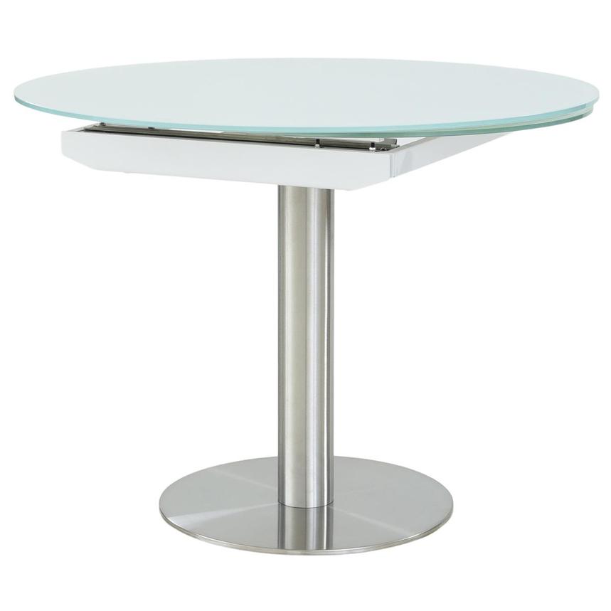 Round glass extendable dining table hotsell