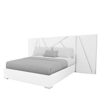 Luxboca King Platform Bed w/Side Panels