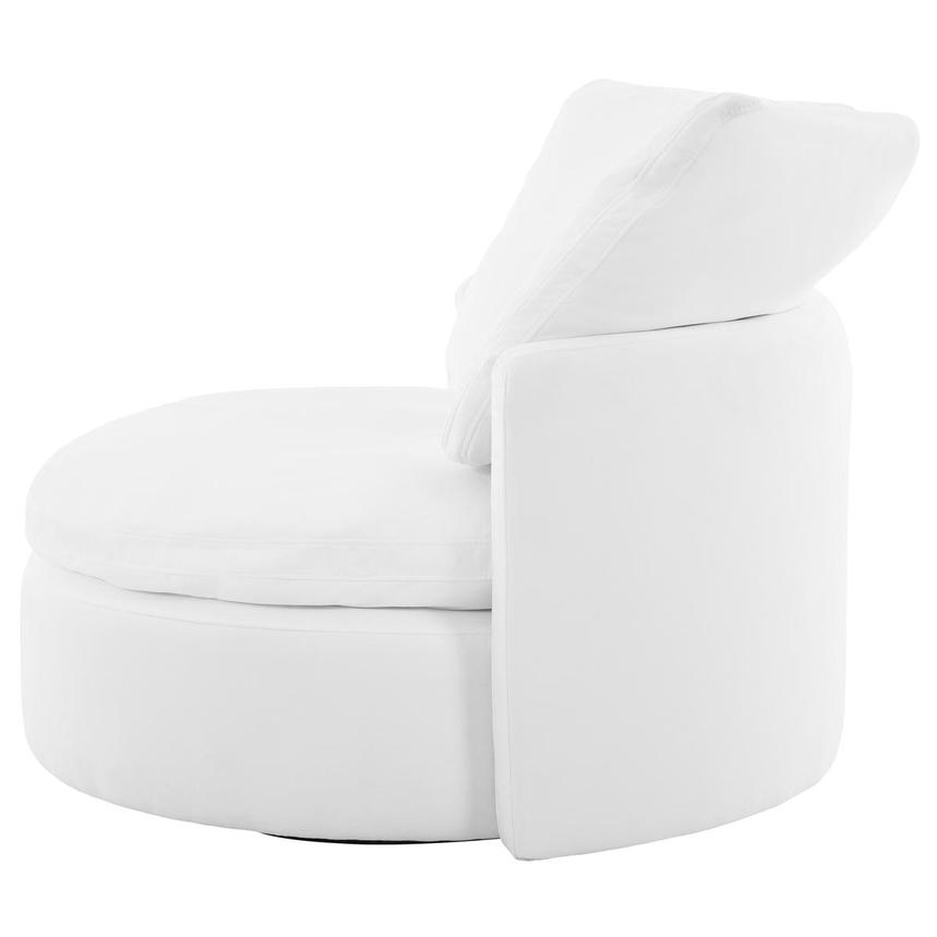 Piper White Accent Chair  alternate image, 3 of 9 images.
