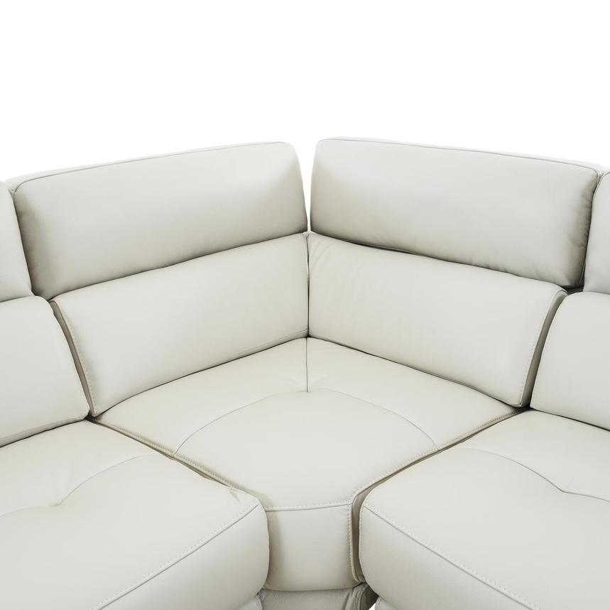 Beckham Leather Corner Sofa with 6PCS/3PWR  alternate image, 5 of 17 images.