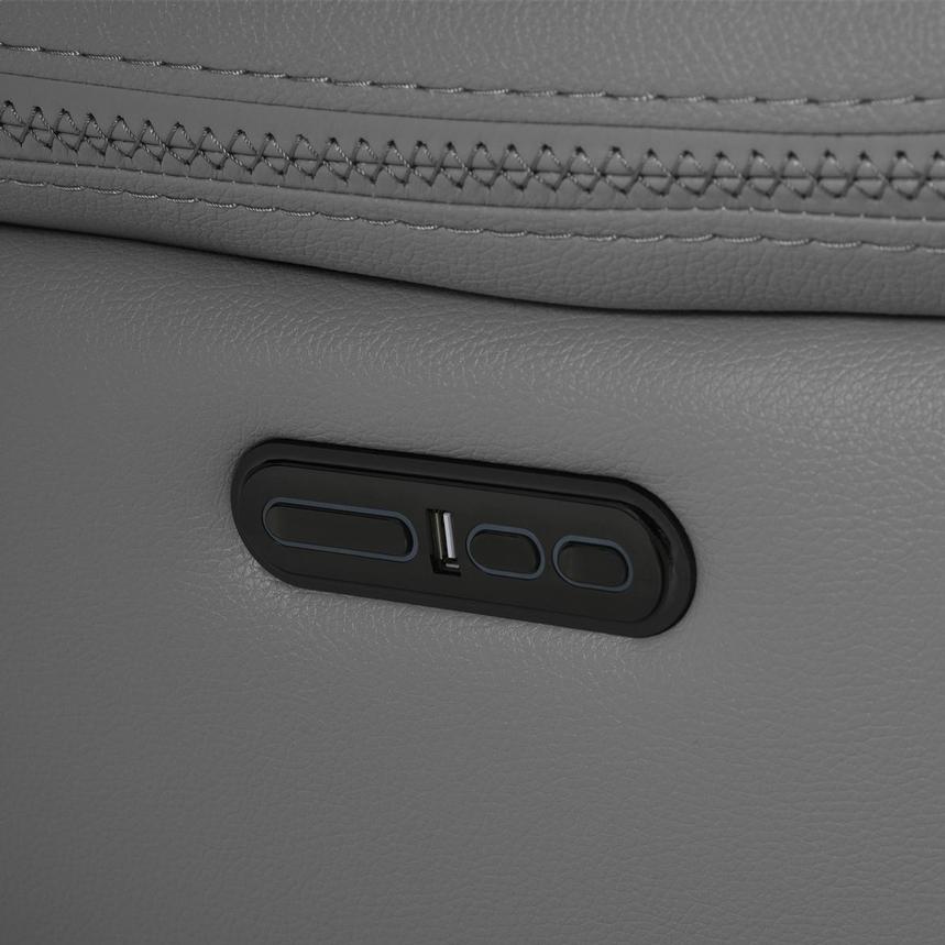 Ivone Leather Power Reclining Sectional with 4PCS/2PWR  alternate image, 10 of 13 images.