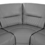 Ivone Leather Power Reclining Sectional with 5PCS/3PWR  alternate image, 6 of 13 images.