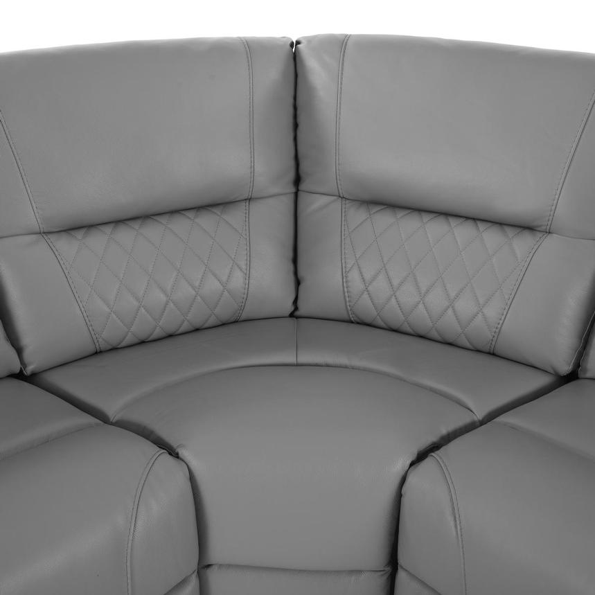 Ivone Leather Power Reclining Sectional with 6PCS/2PWR alternate image, 6 of 17 images.