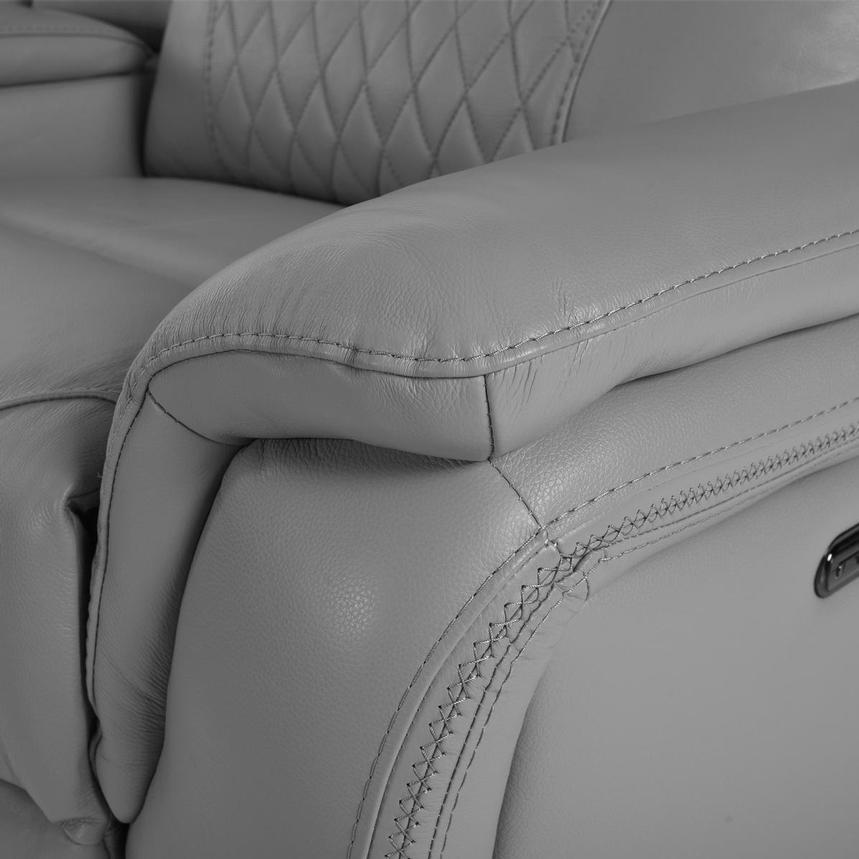 Ivone Leather Power Reclining Sectional with 6PCS/3PWR alternate image, 13 of 17 images.