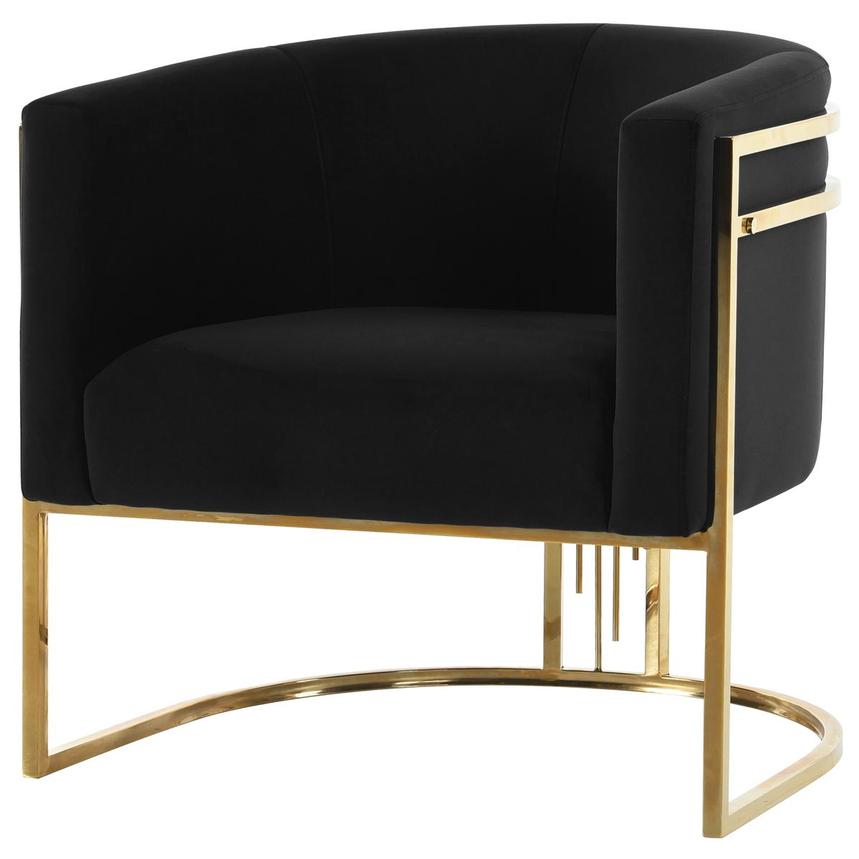 Gatsby Black Accent Chair  main image, 1 of 10 images.