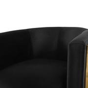 Gatsby Black Accent Chair  alternate image, 5 of 10 images.